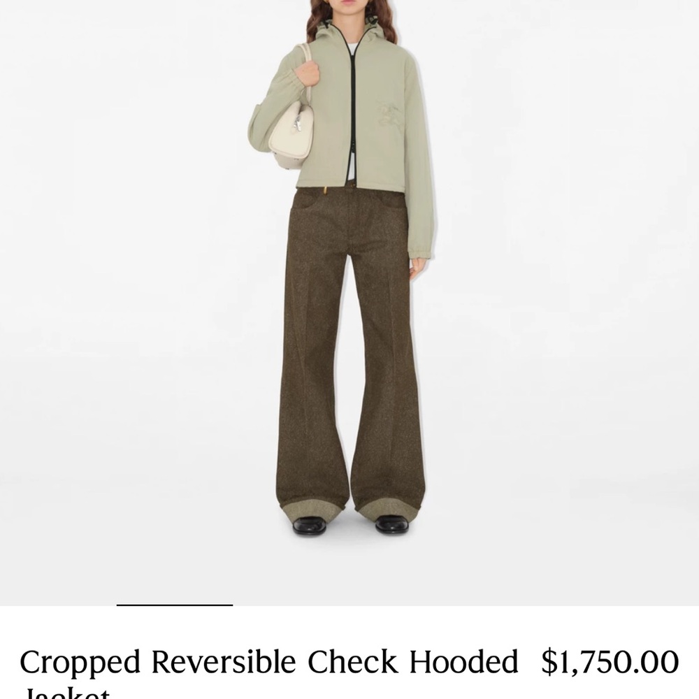 Burberry Green Plaid Utility Jacket - Picture 7 of 8